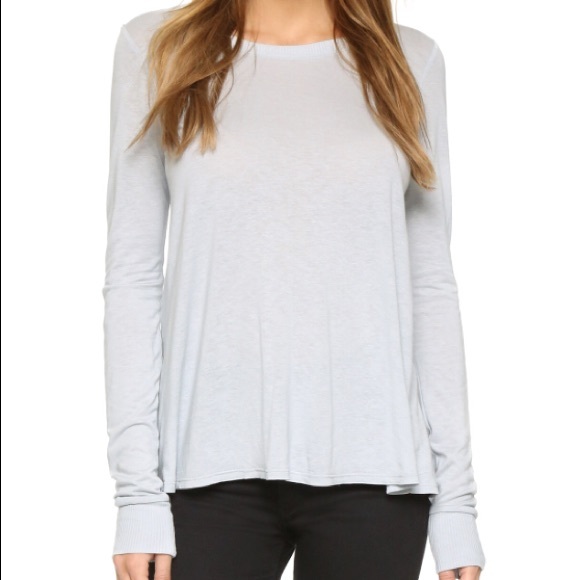 David Lerner Monroe Back Tee in Sie BNWT size L - Picture 2 of 5